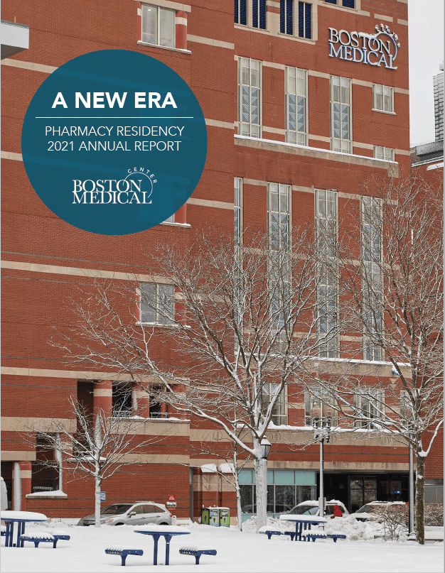 Pharmacy Residency Annual Report Boston Medical Center
